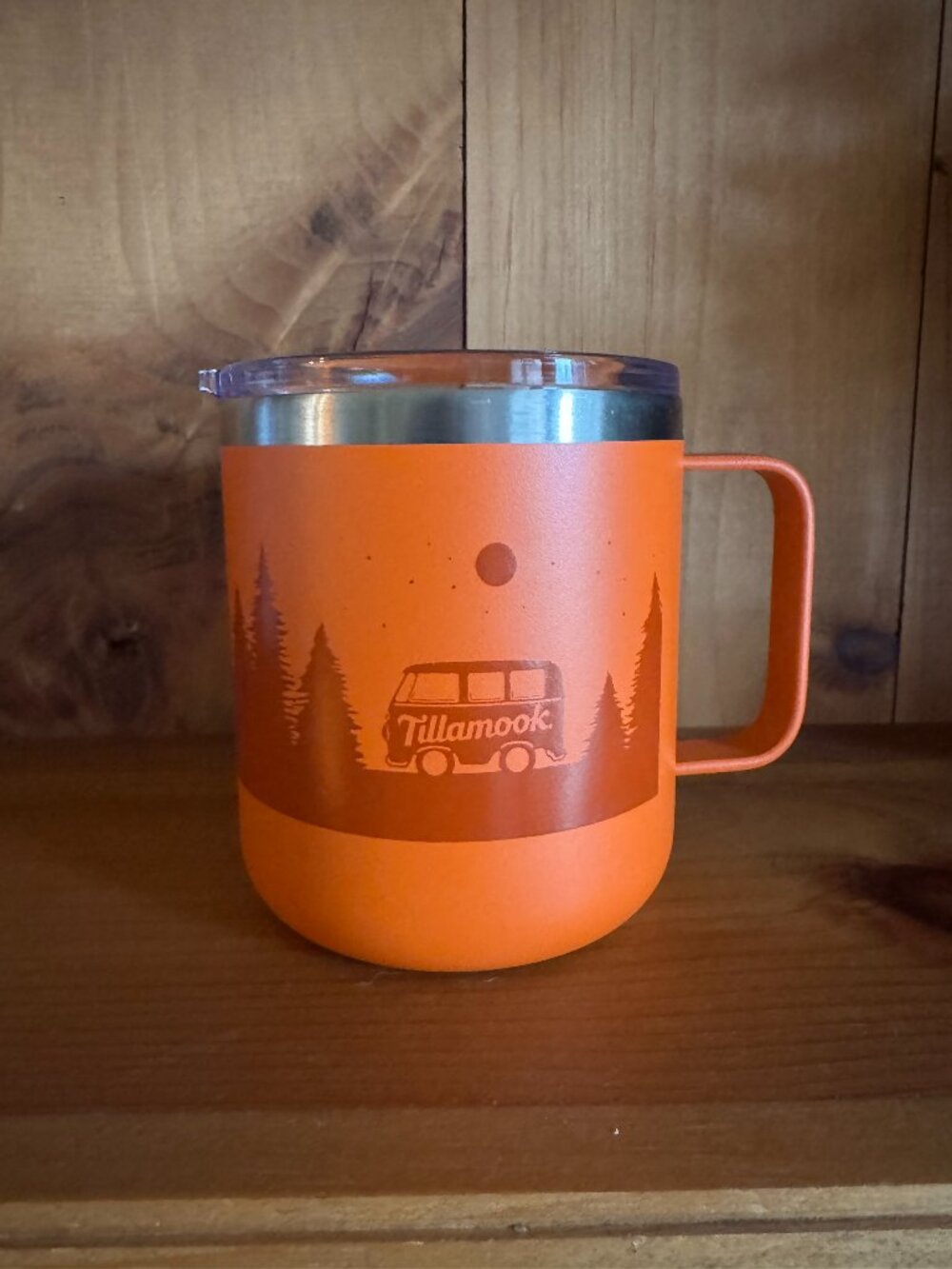 Tillamook Iconic Orange Yum Bus Thermal Mug 12 oz